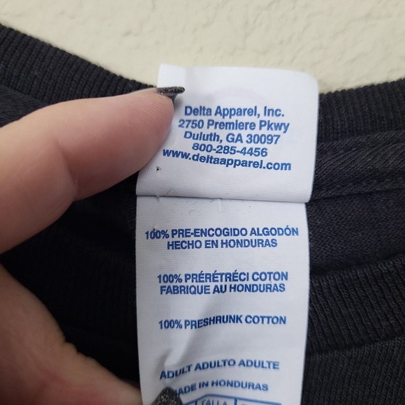 Delta Men's XL May The 4th Be With You Graphic Tee Black Heavy Cotton Starwars - Picture 4 of 7